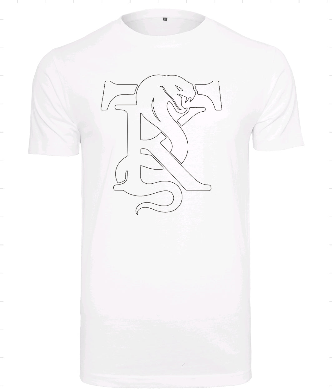 TK Wear Outline Logo – White Edition