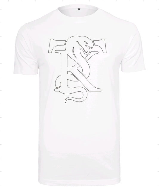 TK Wear Outline Logo – White Edition