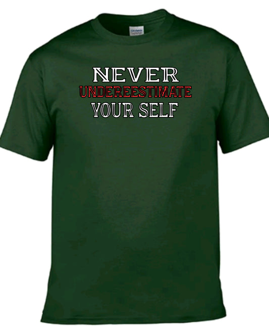 TK Wear Never Underestimate Yourself